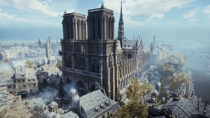 Ubisoft tworzy grę VR o pożarze Notre Dame