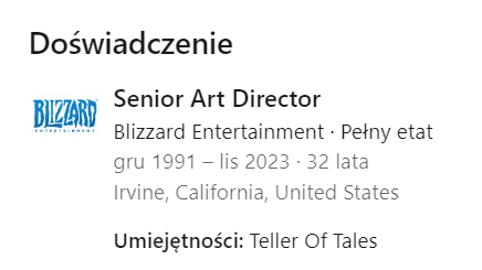 Historia zatrudnienia Didiera na LinkedInie