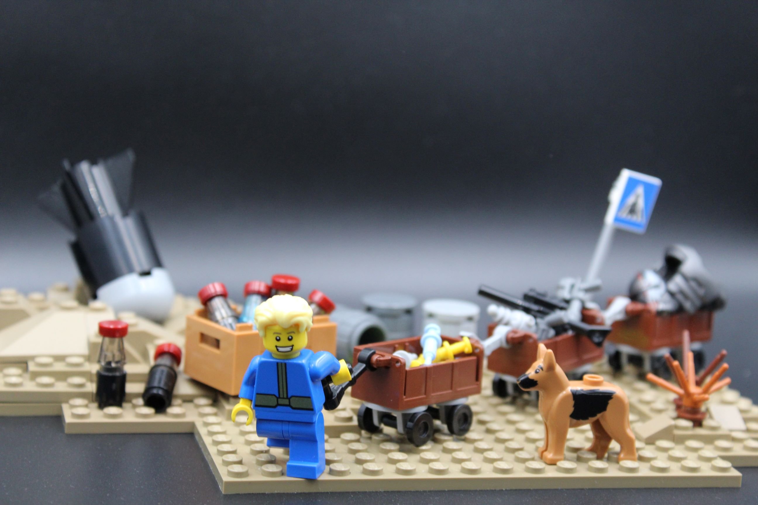 Lego Fallout. Autor: Michał Gąsiorek