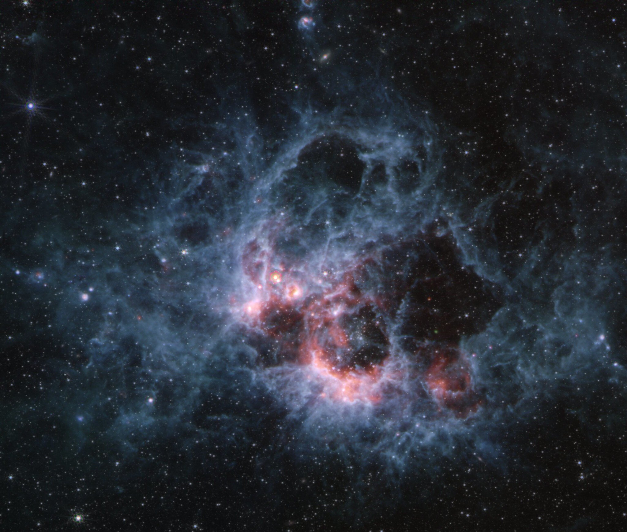 NGC 604. Foto: NASA, ESA, CSA, STScI