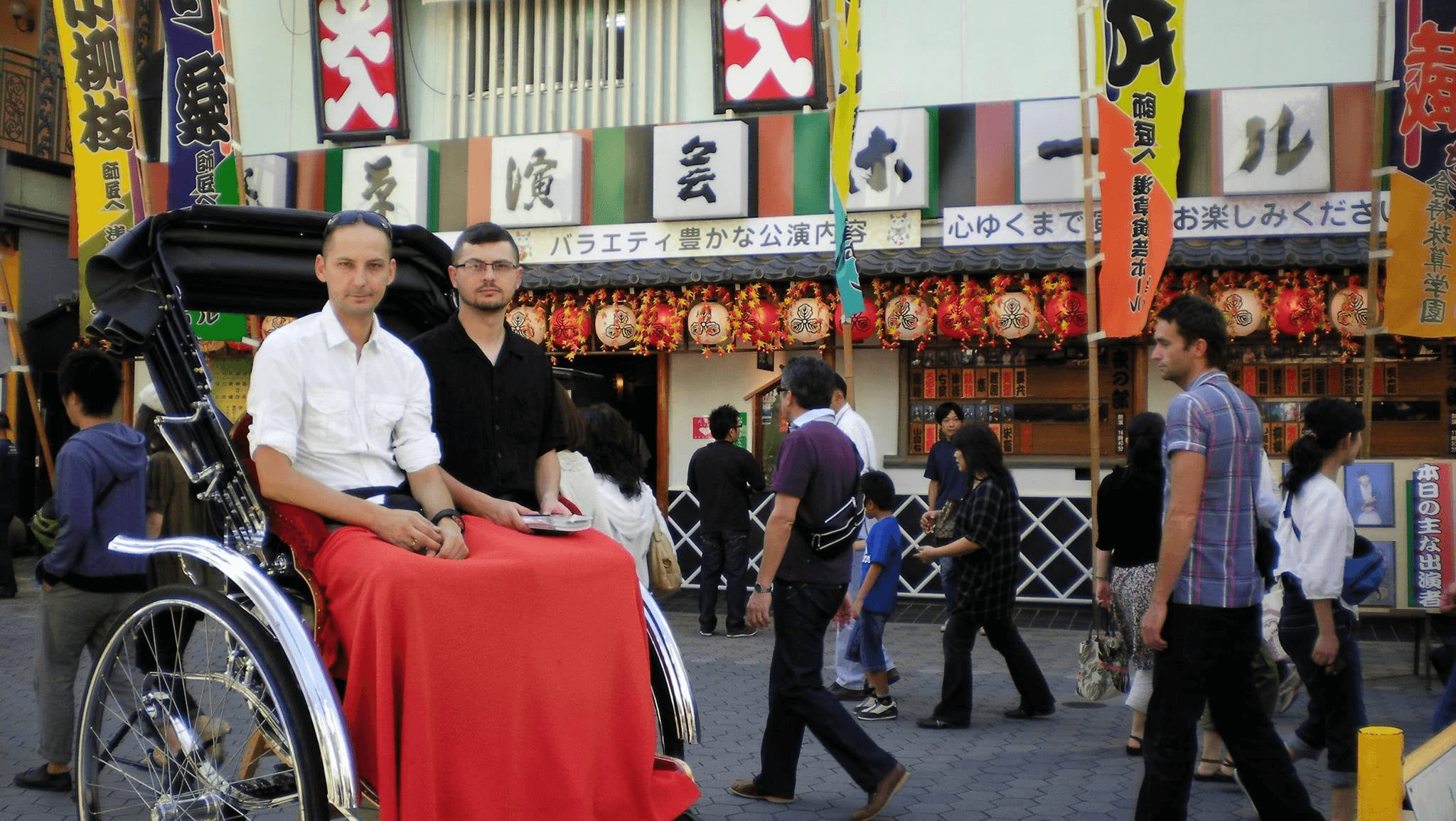 Michał Glock i Tomek Kreczmar podczas jednego ze służbowych wyjazdów.