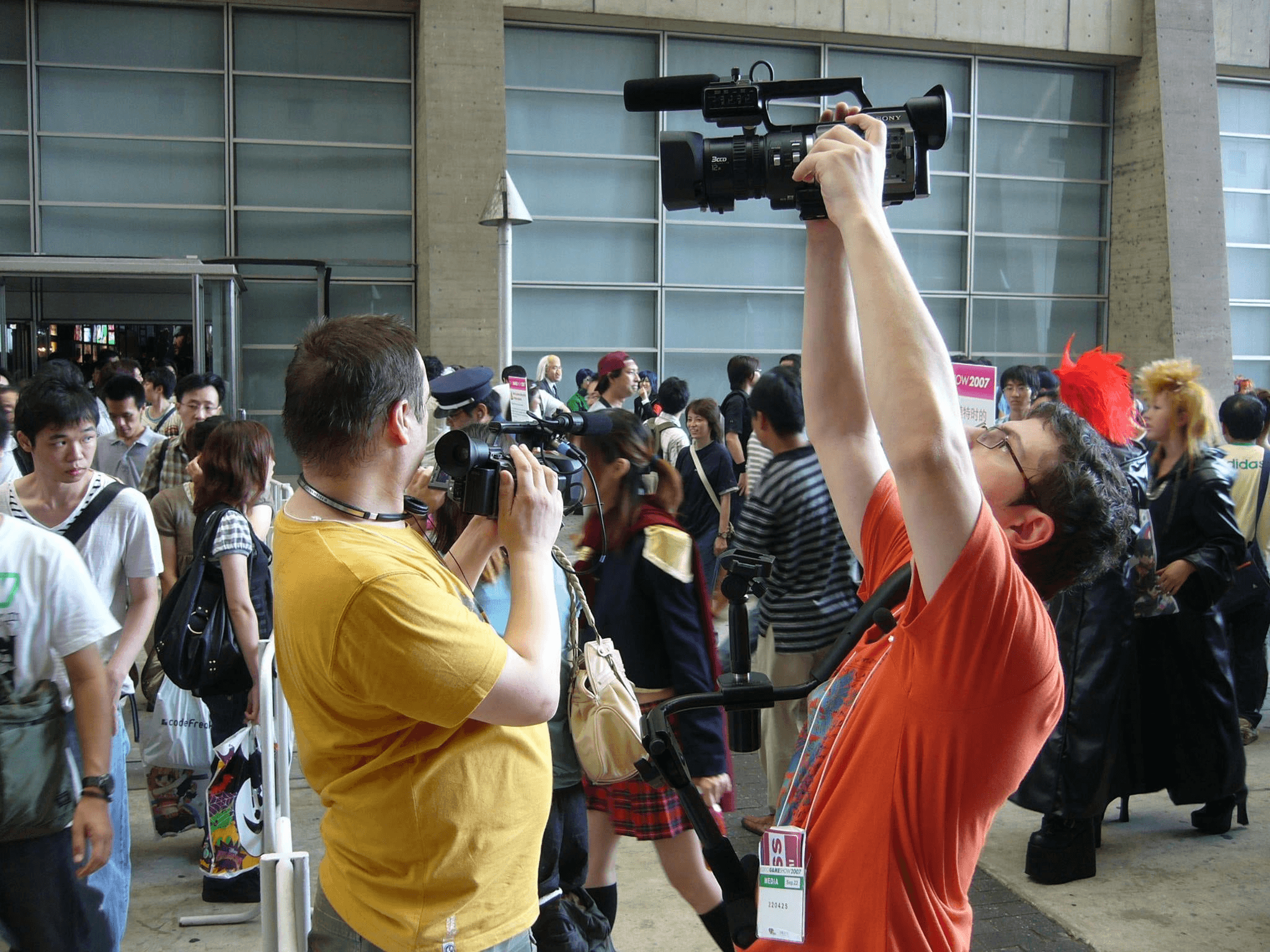 Krzysztof Bochenek (po lewej) oraz Tomek Kreczmar na pierwszym w historii TGS.