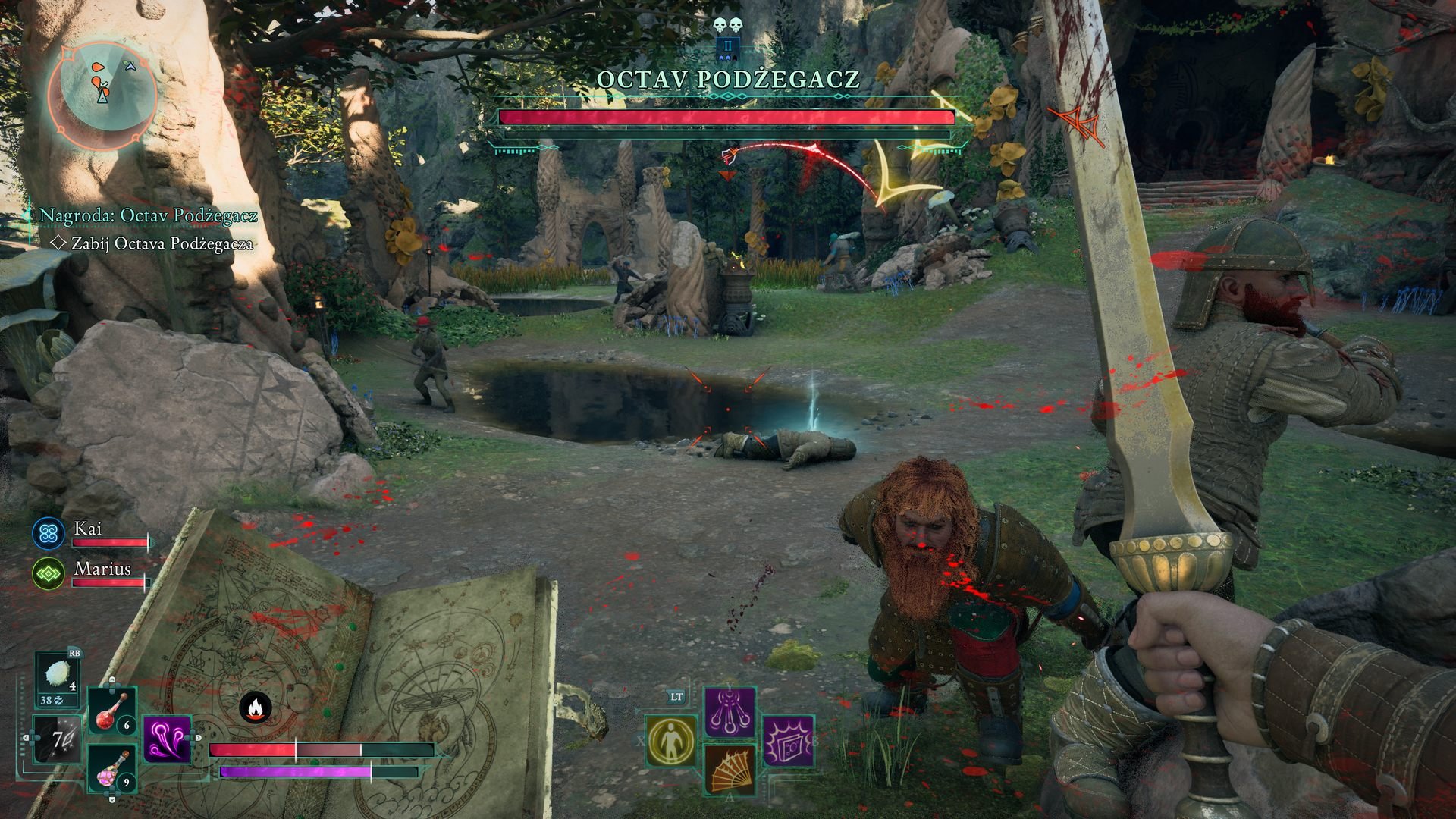 Najwięcej czasu w grze spędziłem jako mag bojowy, a konkretniej – czarnoksiężnik, co lubi rzeźnię również w wydaniu bardziej klasycznym